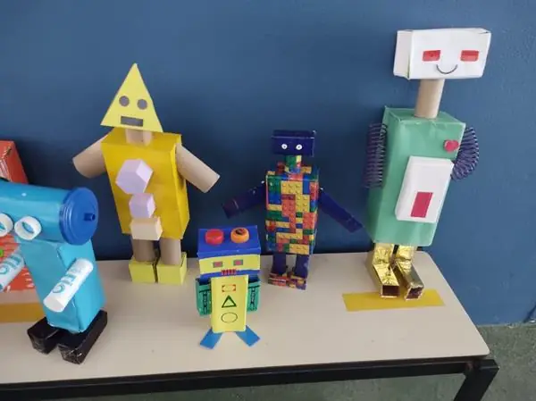 Alunos do 5º ano – Trabalhando sólidos geométricos – foto 5