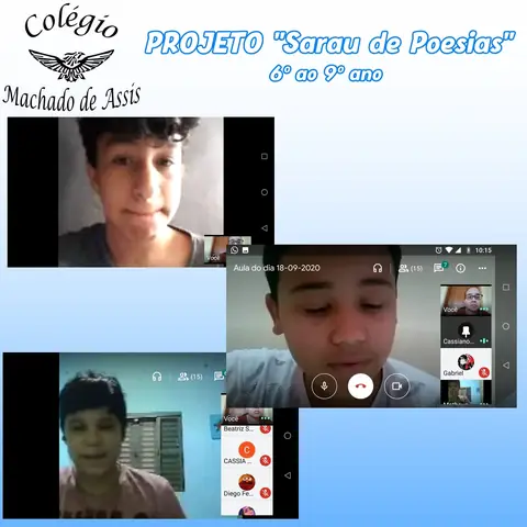 Projeto “Sarau de Poesias” Fundamental 2 – foto 1